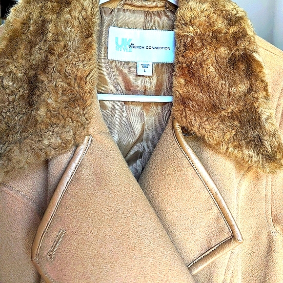 French Connection UK Style Double Breasted Coat - Picture 4 of 4